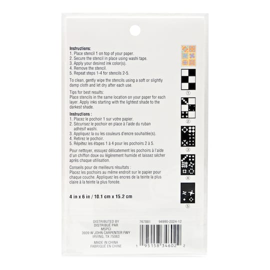 Quilt Layering Stencils by Recollections™